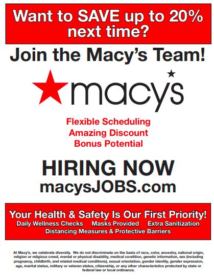 macy job|jobs macy' s.